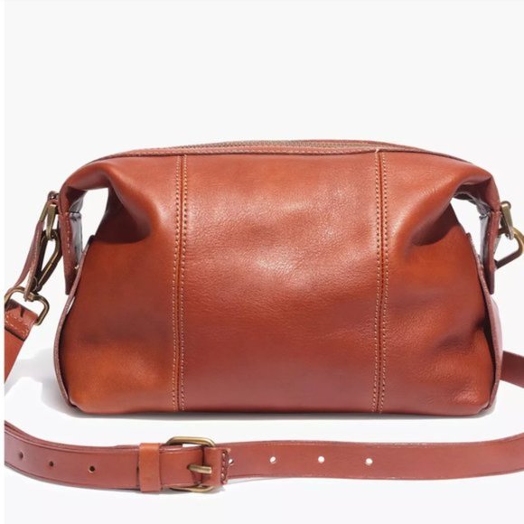 Madewell Handbags - Madewell Bag The Mini Glasgow Crossbody in Brown Leather